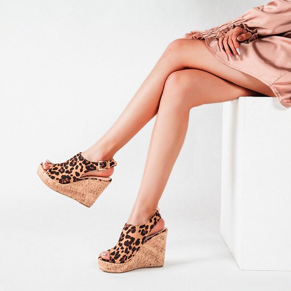 summer fashion fish mouth wedge high heel big size sandals for womens, Black
summer fashion fish mouth wedge high heel big size sandals for womens, Black