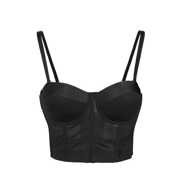 3 color pu leather mesh bralet women's corset bustier bra night club party cropped vest plus size hip-hop stage wear, White
3 color pu leather mesh bralet women's corset bustier bra night club party cropped vest plus size hip-hop stage wear, White