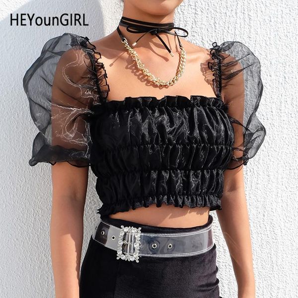 heyoungirl mesh puff sleeve crop t shirt women backless tee shirt woman black elegant vintage tshirt harajuku summer1, White
heyoungirl mesh puff sleeve crop t shirt women backless tee shirt woman black elegant vintage tshirt harajuku summer1, White