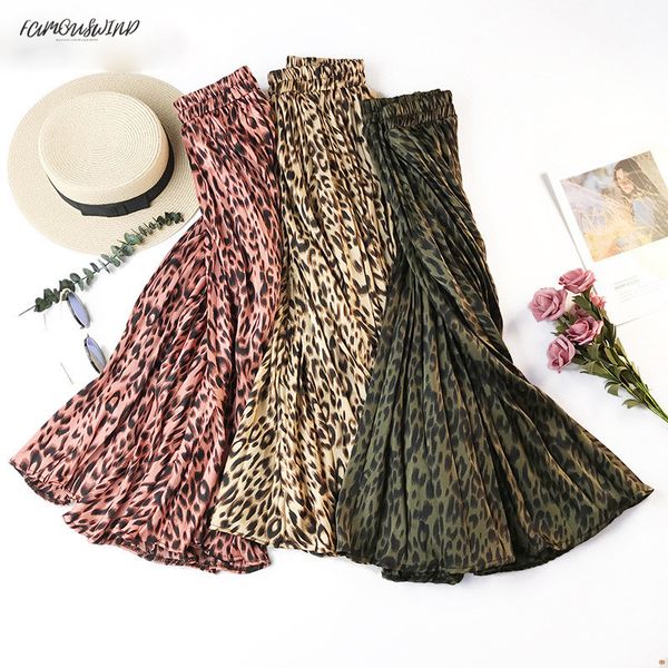 print leopard skirts pleated women 2019 spring summer midi long spring korean elegant high waist a-line sun skirt female, Black
print leopard skirts pleated women 2019 spring summer midi long spring korean elegant high waist a-line sun skirt female, Black