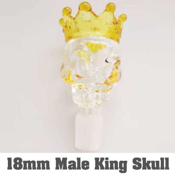 glass bowl of popular thickening crown skull with 14mm and 18mm male joints glass ing
glass bowl of popular thickening crown skull with 14mm and 18mm male joints glass ing