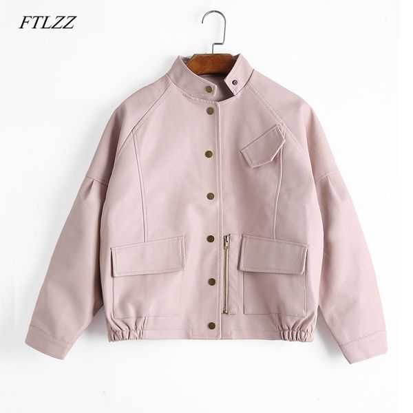 ftlzz new autumn women vintage pu leather jacket harajuku baseball uniform short design loose fit faux leather street outwear, Black
ftlzz new autumn women vintage pu leather jacket harajuku baseball uniform short design loose fit faux leather street outwear, Black