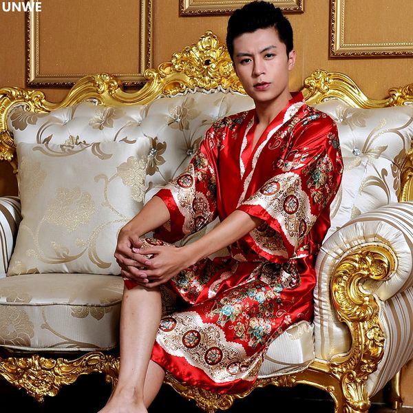 classical print summer thin silk robe men nightgown short sleeve plus size l-3xl bathrobe kimono men's long silk satin pajamas, Black;brown
classical print summer thin silk robe men nightgown short sleeve plus size l-3xl bathrobe kimono men's long silk satin pajamas, Black;brown
