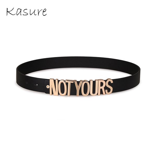 kasure women's black belt with letters gold metal buckle casual jeans waist belt with hole style femal dress waistbelt, Black;brown
kasure women's black belt with letters gold metal buckle casual jeans waist belt with hole style femal dress waistbelt, Black;brown
