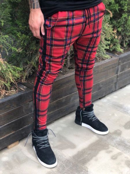 e-baihui men pencil pants casual slim long tracksuit joggers sweatpants men male plaid striped trousers l695, Black
e-baihui men pencil pants casual slim long tracksuit joggers sweatpants men male plaid striped trousers l695, Black