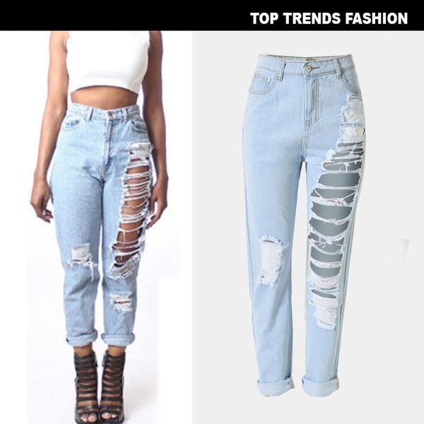 jeans pancil pants women high waist slim hole ripped denim jeans casual stretch trousers jeans pants for women, Blue
jeans pancil pants women high waist slim hole ripped denim jeans casual stretch trousers jeans pants for women, Blue