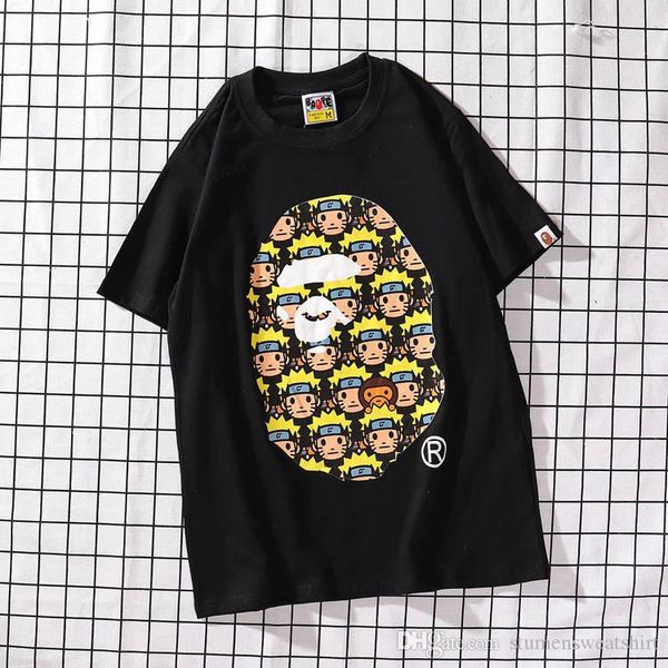 мужская дизайнерская футболка aape top brand boutique t-shirt naruto anime cartoon pattern tee european american tide популярные дикие футбо, White;black
мужская дизайнерская футболка aape top brand boutique t-shirt naruto anime cartoon pattern tee european american tide популярные дикие футбо, White;black