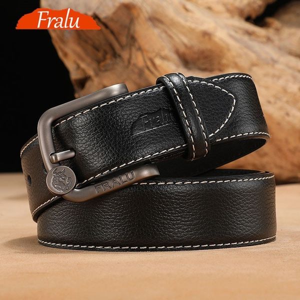 fralu 2020 men belt cow genuine leather luxury strap male belts for men new fashion classic vintage pin buckle dropshipping, Black;brown
fralu 2020 men belt cow genuine leather luxury strap male belts for men new fashion classic vintage pin buckle dropshipping, Black;brown