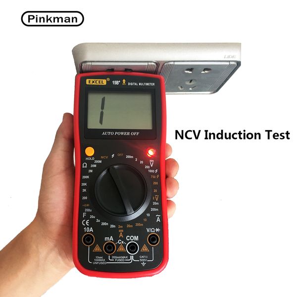 excel 15b+ ac dc lcd display electric handheld voltmeter ammeter ohm capacitance ncv tester meter digital multimeter multimetro
excel 15b+ ac dc lcd display electric handheld voltmeter ammeter ohm capacitance ncv tester meter digital multimeter multimetro