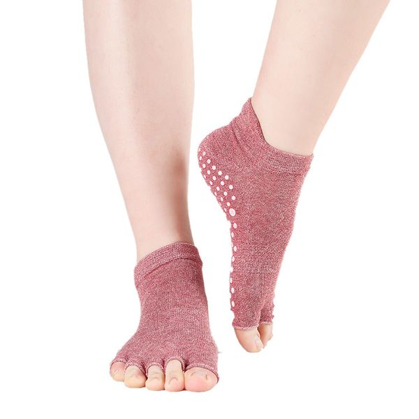 2020 women yoga socks backless anti-slip ankle grip socks dots pilates fitness gym ladies sports dance five fingers, Black
2020 women yoga socks backless anti-slip ankle grip socks dots pilates fitness gym ladies sports dance five fingers, Black
