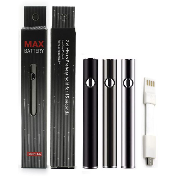 E сигареты Vape Pen Max батареи разогреть VV батареи переменного напряжения 380mAh VV батареи с зарядным устройством 3 цвета
E сигареты Vape Pen Max батареи разогреть VV батареи переменного напряжения 380mAh VV батареи с зарядным устройством 3 цвета