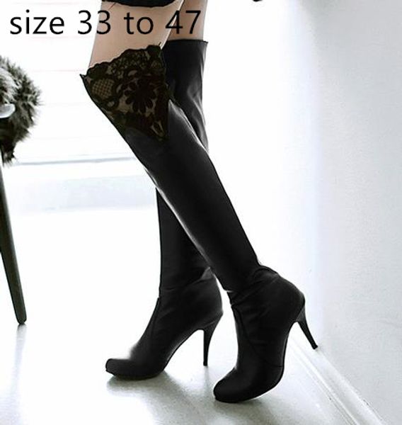 white black embroidery lace over the knee thigh high boots fashion luxury designer women boots red size 33 to 42 to 47
white black embroidery lace over the knee thigh high boots fashion luxury designer women boots red size 33 to 42 to 47