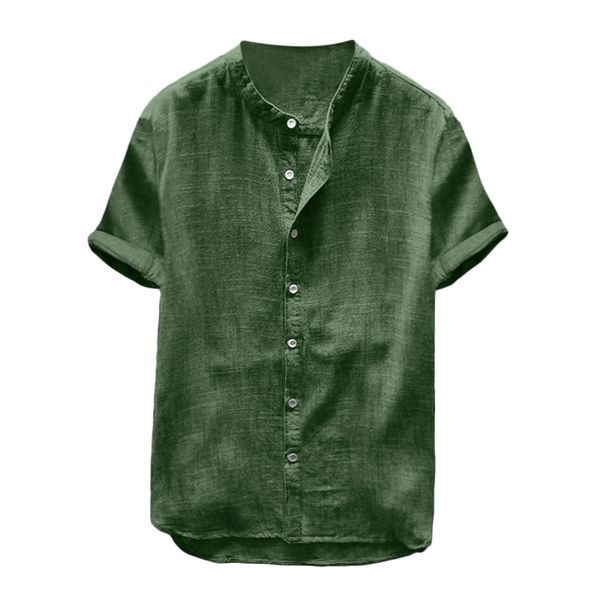 summer men's shirts blouse baggy cotton linen solid color short sleeve retro streetwear dress shirts camisas hombre, White;black
summer men's shirts blouse baggy cotton linen solid color short sleeve retro streetwear dress shirts camisas hombre, White;black