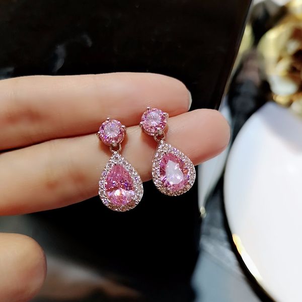 5 color water drop big zircon stone sterling silver color stud earrings for women fashion earrings jewelry gift korean earrings, Golden;silver
5 color water drop big zircon stone sterling silver color stud earrings for women fashion earrings jewelry gift korean earrings, Golden;silver