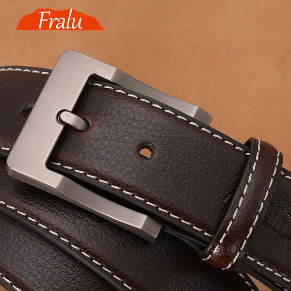fralu genuine leather for men black buckle jeans belt cowskin casual belts business belt cowboy waistband, Black;brown
fralu genuine leather for men black buckle jeans belt cowskin casual belts business belt cowboy waistband, Black;brown