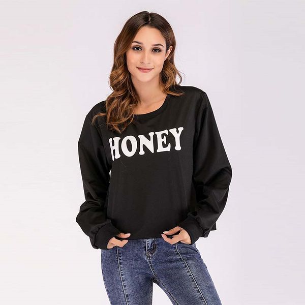 весна осень плюс размер женщины толстовка kawaii сыпучие письмо printed top casual черный с длинным рукавом толстовка женская одежда k772, Black
весна осень плюс размер женщины толстовка kawaii сыпучие письмо printed top casual черный с длинным рукавом толстовка женская одежда k772, Black