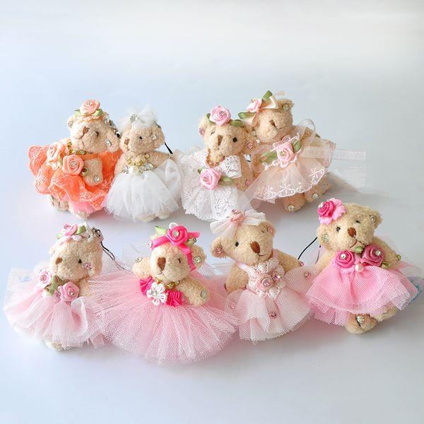 1pcs boutique 14cm new race water drill bear series high-quality bear dude hangers plush keychains toys girls bag car buckle
1pcs boutique 14cm new race water drill bear series high-quality bear dude hangers plush keychains toys girls bag car buckle