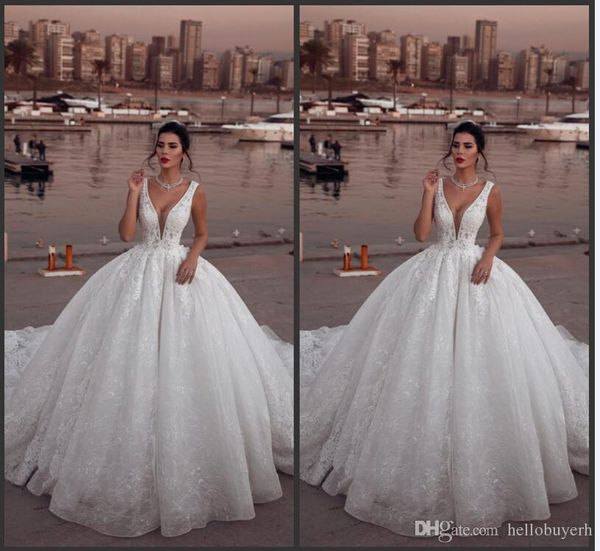 new beach v neck country lace ball gown wedding dresses 2019 vintage gothic african bridal gowns abito da sposa, White
new beach v neck country lace ball gown wedding dresses 2019 vintage gothic african bridal gowns abito da sposa, White