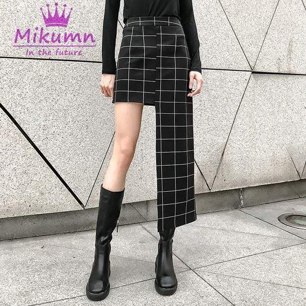 harajuku punk style high waist irregular black plaid skirt gothic skirts for women fashion streetwear
harajuku punk style high waist irregular black plaid skirt gothic skirts for women fashion streetwear
