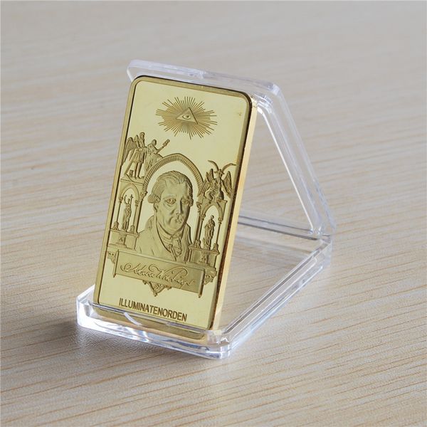 masonic ason gold bar 24k gold plated commemorative coin token
masonic ason gold bar 24k gold plated commemorative coin token