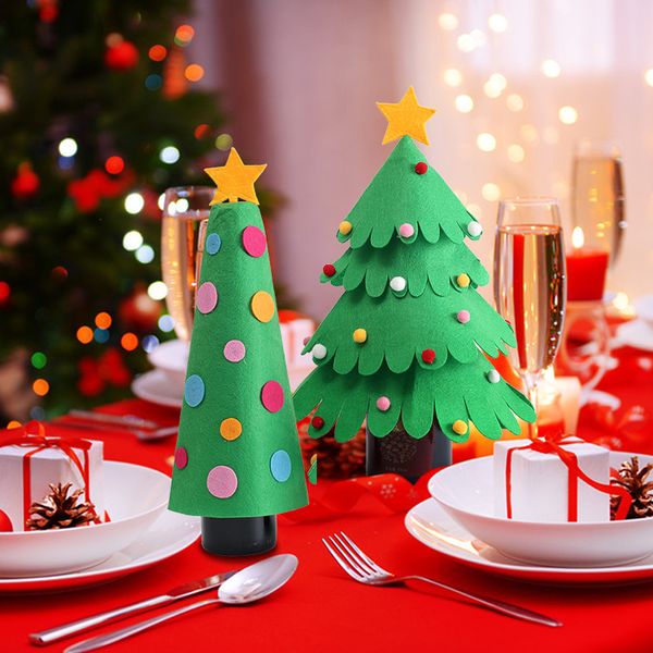 2 style christmas tree wine bottle set party holiday dinner table tree design wine bottle covers holiday cover set
2 style christmas tree wine bottle set party holiday dinner table tree design wine bottle covers holiday cover set