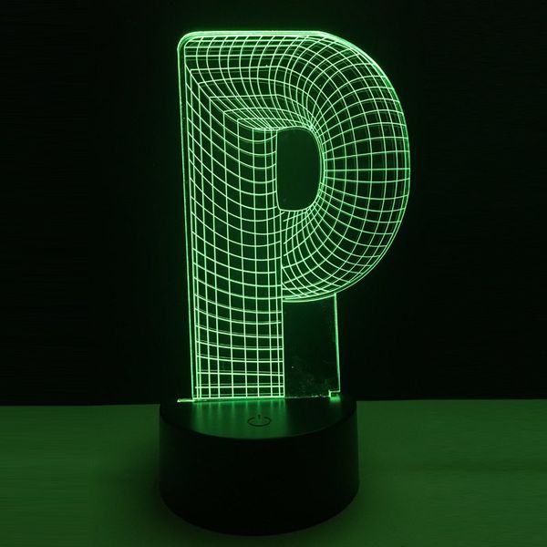 creative 3d lighting alphabet letter p 7 color changing desk table led night light usb touch bar home decoration kid baby gift
creative 3d lighting alphabet letter p 7 color changing desk table led night light usb touch bar home decoration kid baby gift