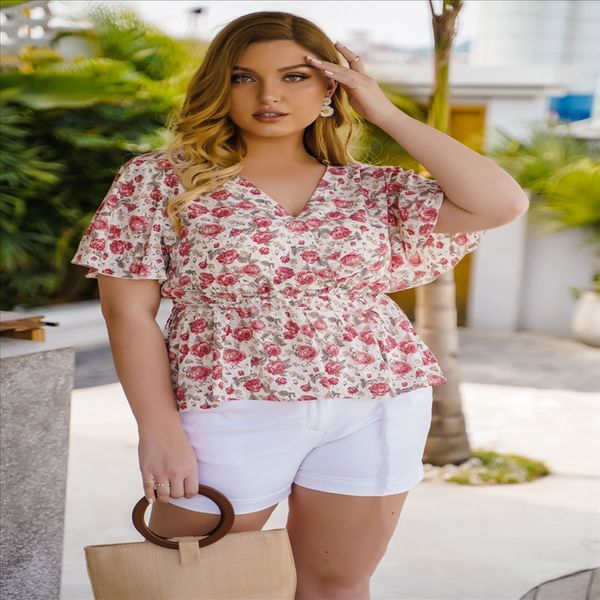 floral chiffon women's 2020 temperament short-sleeved women's belly-covering foreign shirt shirt style t-shirt, White
floral chiffon women's 2020 temperament short-sleeved women's belly-covering foreign shirt shirt style t-shirt, White