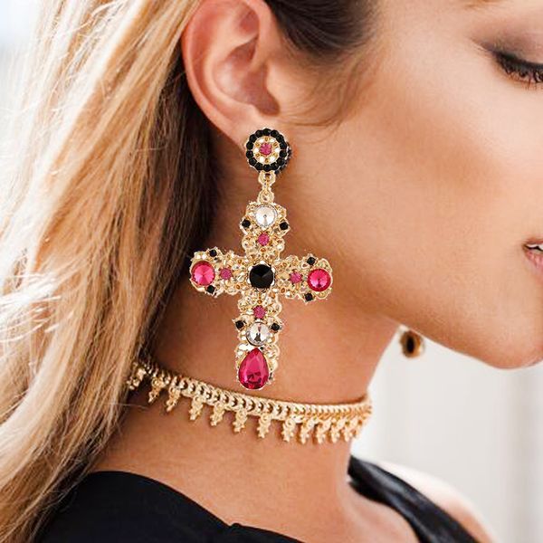 women crystal drop earrings large long earrings jewelry rhinestone alloy dangle ear studs, Silver
women crystal drop earrings large long earrings jewelry rhinestone alloy dangle ear studs, Silver