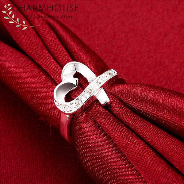 charmhouse 925 sterling silver rings for women micro zirconia heart finger ring bague femme wedding bridal jewelry bijoux gifts, Golden;silver
charmhouse 925 sterling silver rings for women micro zirconia heart finger ring bague femme wedding bridal jewelry bijoux gifts, Golden;silver