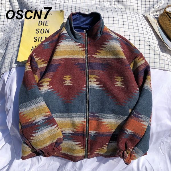 oscn7 hip hop contrast color retro woolen jackets men 2019 winter japanese streetwear loose casual hairy women jackets coat 7033, Black;brown
oscn7 hip hop contrast color retro woolen jackets men 2019 winter japanese streetwear loose casual hairy women jackets coat 7033, Black;brown