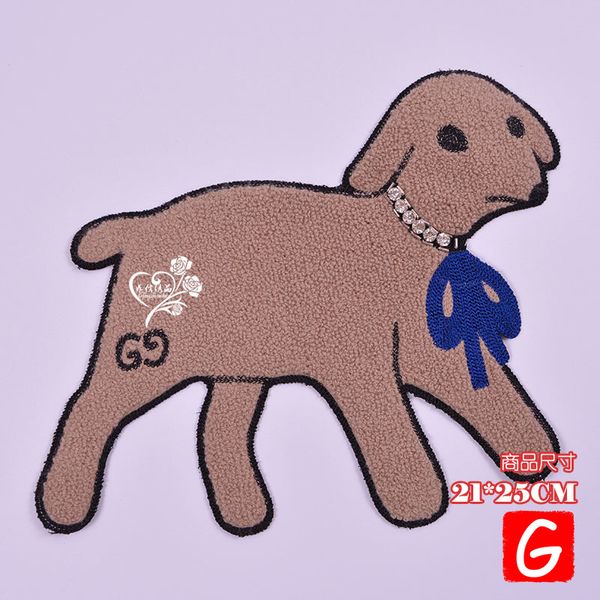 gugutree embroidery big sheep patch animal patches badges applique patches for clothing dx-56, Black
gugutree embroidery big sheep patch animal patches badges applique patches for clothing dx-56, Black