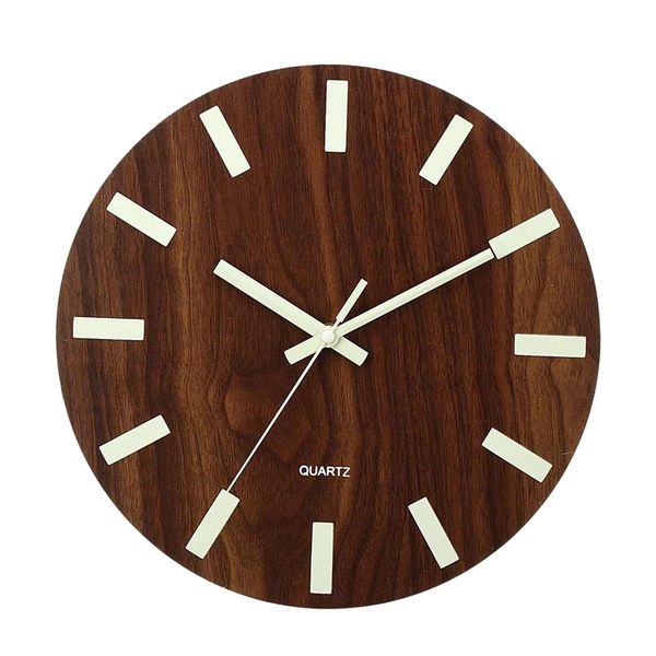 12 inch luminous wall clock wood silent home decor glow dark quartz wall hanging clock 3d modern design bedroom living room
12 inch luminous wall clock wood silent home decor glow dark quartz wall hanging clock 3d modern design bedroom living room