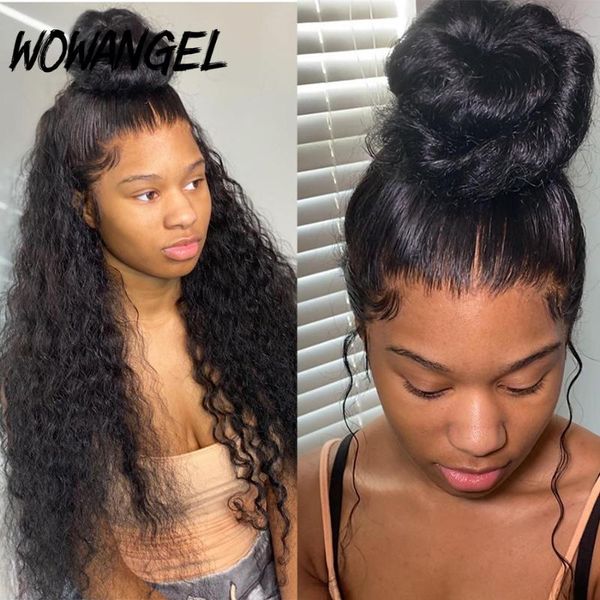 wowangel curly full lace human hair wigs 150% density remy brazilian full lace wigs with bleached knots baby hair pre-plucked, Black;brown
wowangel curly full lace human hair wigs 150% density remy brazilian full lace wigs with bleached knots baby hair pre-plucked, Black;brown