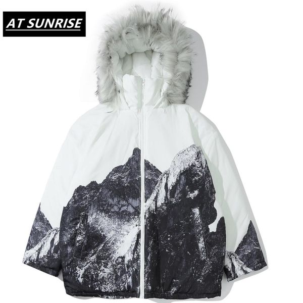 snow mountain print removable fur hooded parkas coats winter fashion thick warm parka jackets streetwear hip hop long outwear, Black;brown
snow mountain print removable fur hooded parkas coats winter fashion thick warm parka jackets streetwear hip hop long outwear, Black;brown