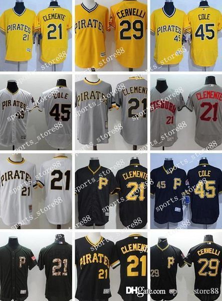 custom men women youth jersey #21 roberto clemente 29 francisco cervelli 45 gerrit cole black yellow grey white baseball jerseys, Blue;black
custom men women youth jersey #21 roberto clemente 29 francisco cervelli 45 gerrit cole black yellow grey white baseball jerseys, Blue;black