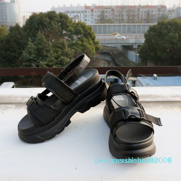 rasmeup platform women sandals 2019 fashion summer leather buckle women thick soled beach sandal casual chunky woman shoes d06, Black
rasmeup platform women sandals 2019 fashion summer leather buckle women thick soled beach sandal casual chunky woman shoes d06, Black