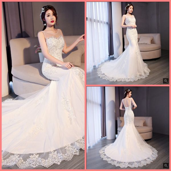 vestido de festa court train mermaid white lace appliques stylish wedding dress open back corset beaded sequins elegant wedding gowns
vestido de festa court train mermaid white lace appliques stylish wedding dress open back corset beaded sequins elegant wedding gowns
