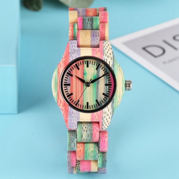 female fashion watch candy color wood clock women quartz full bamboo wooden bracelet watch women's wrist, Slivery;brown
female fashion watch candy color wood clock women quartz full bamboo wooden bracelet watch women's wrist, Slivery;brown