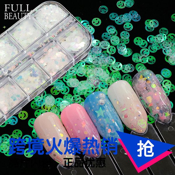 cross-border new nail sequins glistening green laser stars heart-shaped glitter diy art nail shop ornament, Red;pink
cross-border new nail sequins glistening green laser stars heart-shaped glitter diy art nail shop ornament, Red;pink
