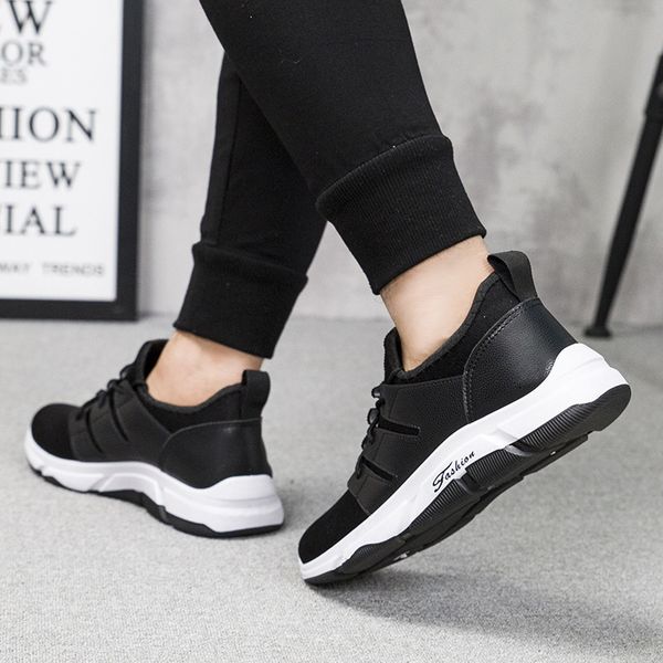 autumn & winter men's shoes fashion cotton-padded shoes thick non-slip warm loafers men's sports, Black
autumn & winter men's shoes fashion cotton-padded shoes thick non-slip warm loafers men's sports, Black