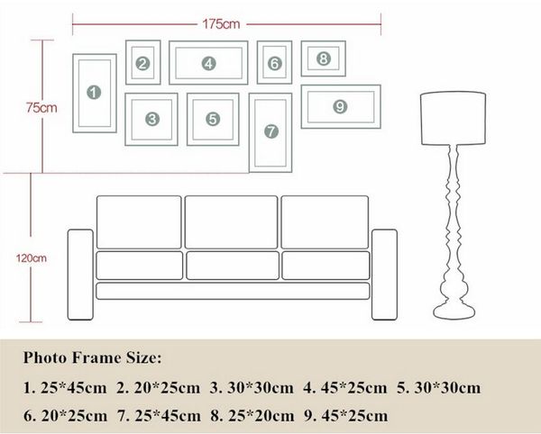 9pcs/set multi size p frame,picture frames for wall decoration,frames for home decor,porta retrato,mural hanging on wall
9pcs/set multi size p frame,picture frames for wall decoration,frames for home decor,porta retrato,mural hanging on wall
