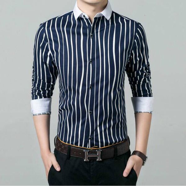 men's casual shirts striped floral button down dress long sleeve male men clothes slim fit shirt camisas de hombre, White;black
men's casual shirts striped floral button down dress long sleeve male men clothes slim fit shirt camisas de hombre, White;black