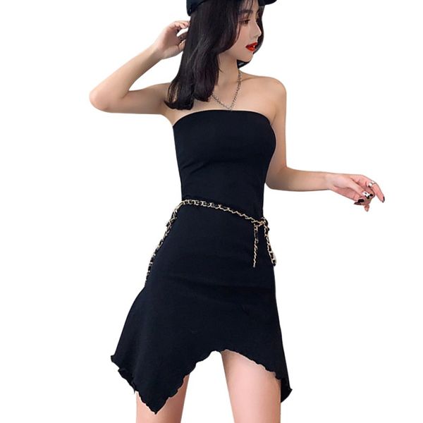casual dresses 2021 women dress summer strapless mini lady night club irregular high waist female slim skiny, Black;gray
casual dresses 2021 women dress summer strapless mini lady night club irregular high waist female slim skiny, Black;gray