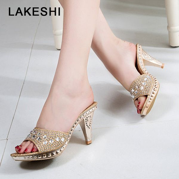 high heels women pumps 2019 spike heels slippers women sandals crystal party shoes gold peep summer toe ladies shoes, Black
high heels women pumps 2019 spike heels slippers women sandals crystal party shoes gold peep summer toe ladies shoes, Black
