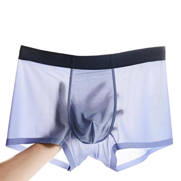 new men underwear boxer shorts mens ice silk seamless u convex pouch design transparent male panties underpants cueca homme, Black;white
new men underwear boxer shorts mens ice silk seamless u convex pouch design transparent male panties underpants cueca homme, Black;white