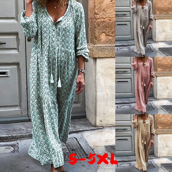 осень boho printed платье женщины сыпучие v-образным вырезом плюс размер длинные рукава maxi платья vintage партии длинное платье vestidos s, Black;gray
осень boho printed платье женщины сыпучие v-образным вырезом плюс размер длинные рукава maxi платья vintage партии длинное платье vestidos s, Black;gray
