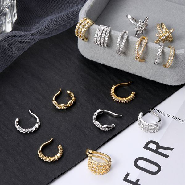 fashion punk helix cartilage conch fake piercing jewelry fashion adjustable cz ear cuff no piercing conch cuff earring, Silver
fashion punk helix cartilage conch fake piercing jewelry fashion adjustable cz ear cuff no piercing conch cuff earring, Silver