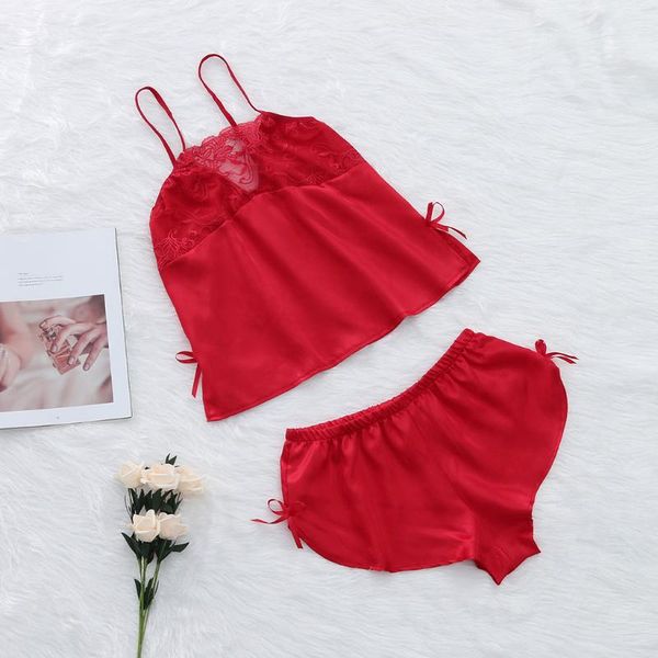 women sleepwear sleeveless lingerie strap nightwear lace trim satin cami sets underwear nightgowns sleepwear new style, Blue;gray
women sleepwear sleeveless lingerie strap nightwear lace trim satin cami sets underwear nightgowns sleepwear new style, Blue;gray