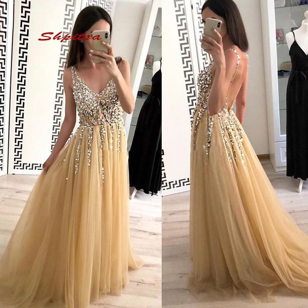 party dresses champagne luxury long evening weddings plus size women a line beaded tulle prom formal gowns, White;black
party dresses champagne luxury long evening weddings plus size women a line beaded tulle prom formal gowns, White;black