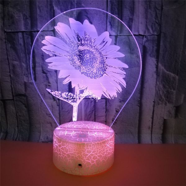 beautiful 3d sunflower night light 7 color flashing acrylic floral nightlight usb crack base home decration led lamp
beautiful 3d sunflower night light 7 color flashing acrylic floral nightlight usb crack base home decration led lamp